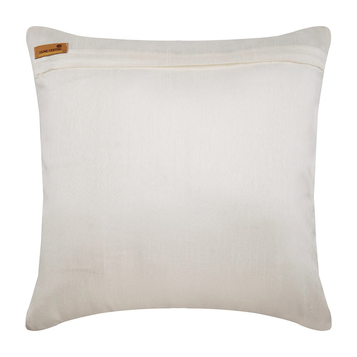 Trellis Cafe Runway - Ivory Silk Throw Pillow Cover