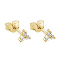 Trinity Stud Earrings | 18K Gold Plate | Murkani - Suzie Anderson Home