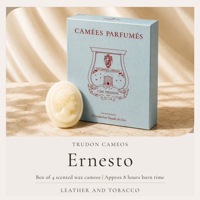Trudon Ernesto Scented Cameos | 4 Pack | Leather and Tobacco - Suzie Anderson Home