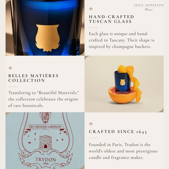 Trudon Petite Candle | Belles Matières Salta 70g | Grapefruit essence - Suzie Anderson Home