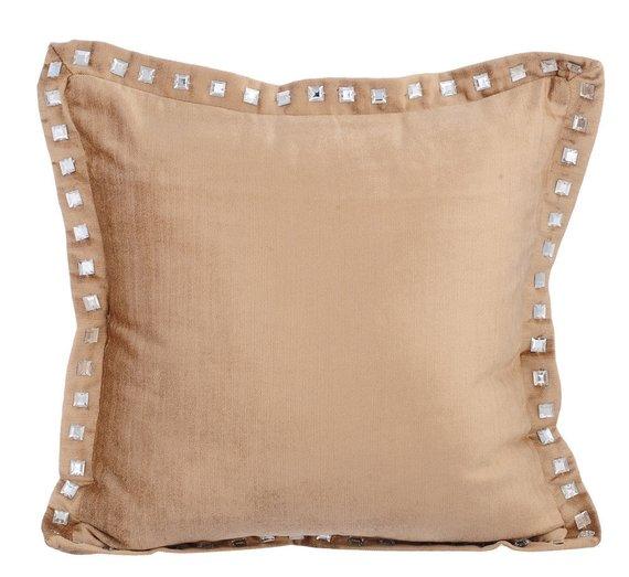 Turquoise Blue Crystal Palace - Turquoise Blue Velvet Throw Pillow Cover
