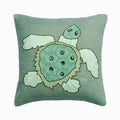 Turtle Dove Embroidery Decorative Euro Sham