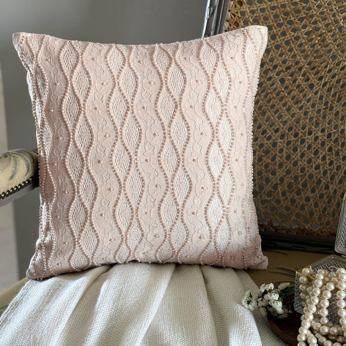 Tuscany - Ivory Art Silk Decorative Euro Sham