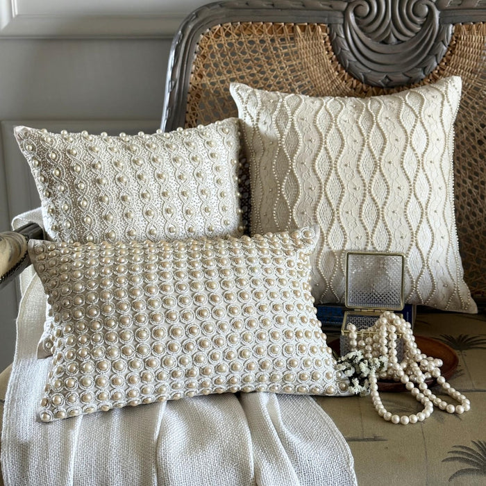 Tuscany - Ivory Art Silk Decorative Euro Sham
