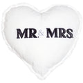 TW - Mr. & Mrs. - Heart Pillow 18" #86322