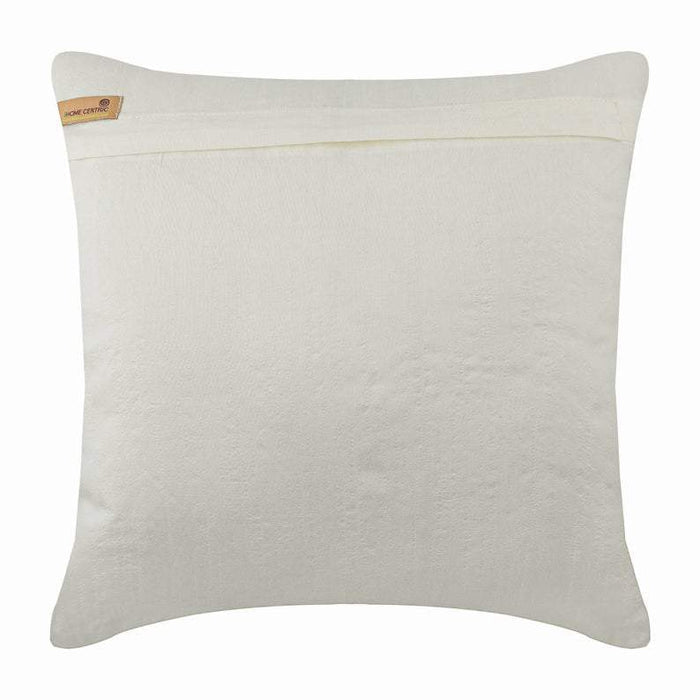 Unfolding Ivory Antique Gold - Ivory Art Silk Decorative Euro Sham