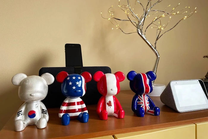 USA Bear Figure - cocobear