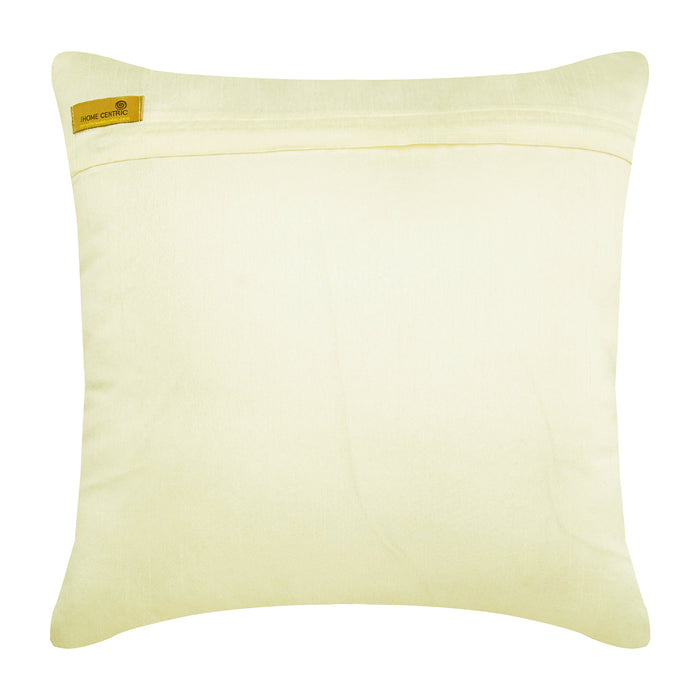 We Danced Chevron - Ivory Velvet Decorative Euro Sham