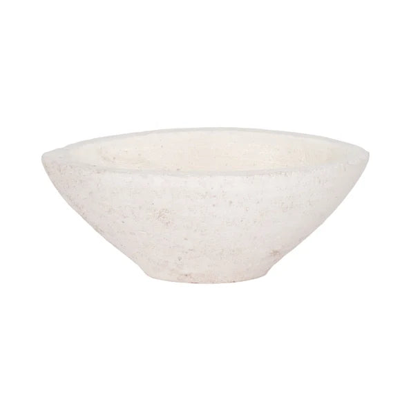White Artisanal Terracotta Vase