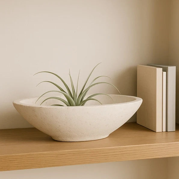 White Artisanal Terracotta Vase