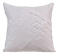 White No Limits No Lines - White Suede Decorative Euro Sham