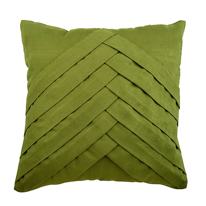 White No Limits No Lines - White Suede Throw Pillow Cover