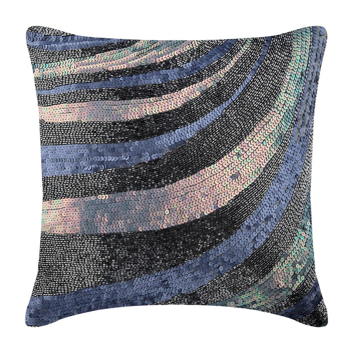 Wild Night Sequins Decorative Euro Sham