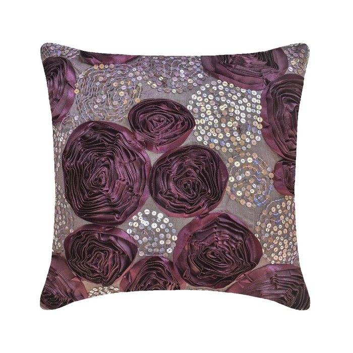 Wine And Roses - Vine Art Silk Throw Pillow Cover