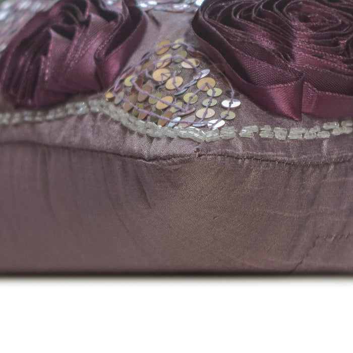 Wine And Roses - Vine Art Silk Throw Pillow Cover