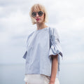 Winsome Vivian Top in Ice Blue