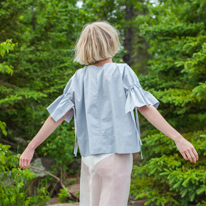 Winsome Vivian Top in Ice Blue