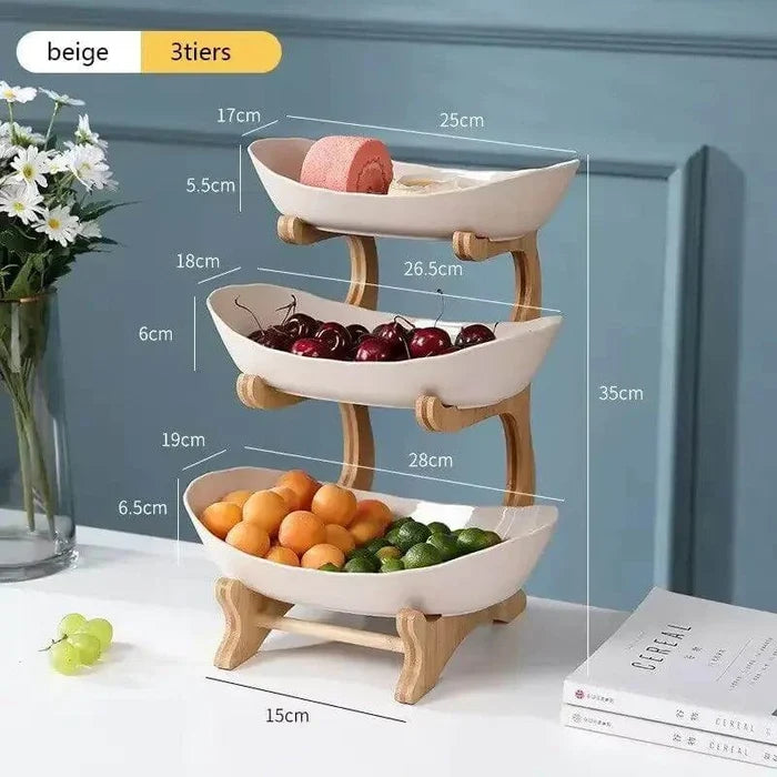 beige 3tiers