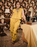 Janab Yellow Linen Co-Ord Set