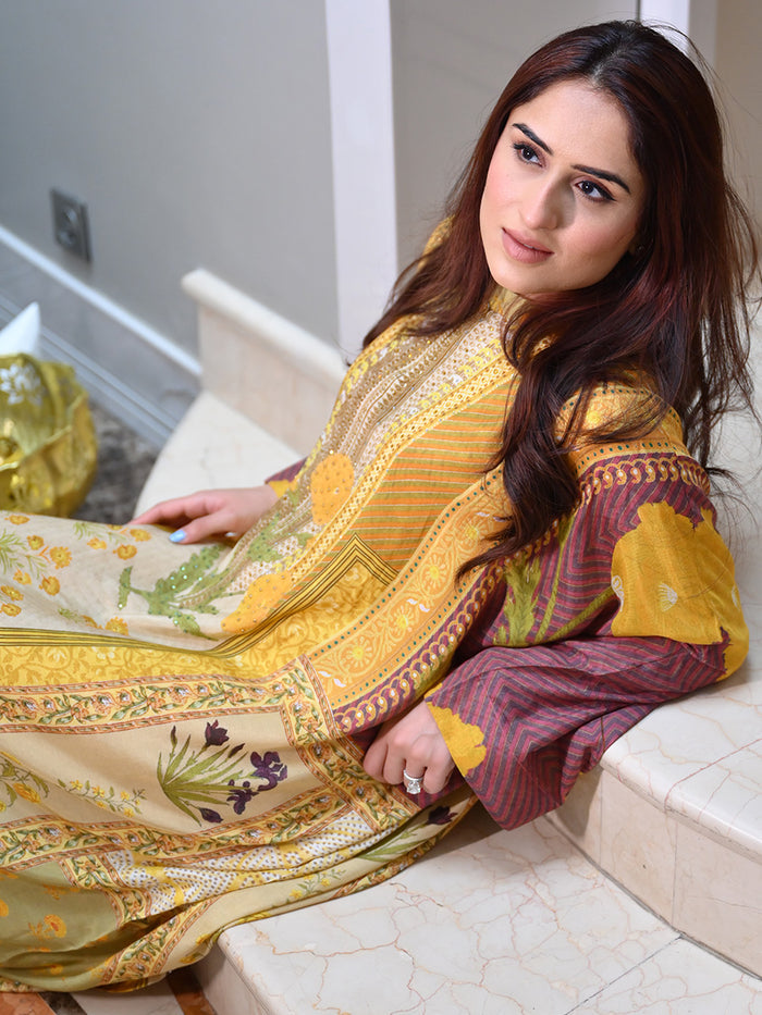 Sufiana Yellow Festive Dress | Kurti Singapore