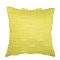 Yellow Ocean - Yellow Art Silk Decorative Euro Sham