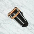 YIELD Leather and Steel Cup Set