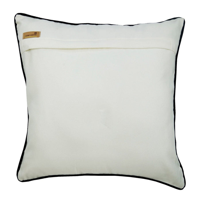 Zebra Crossing - Black N White Velvet Throw Pillow Cover