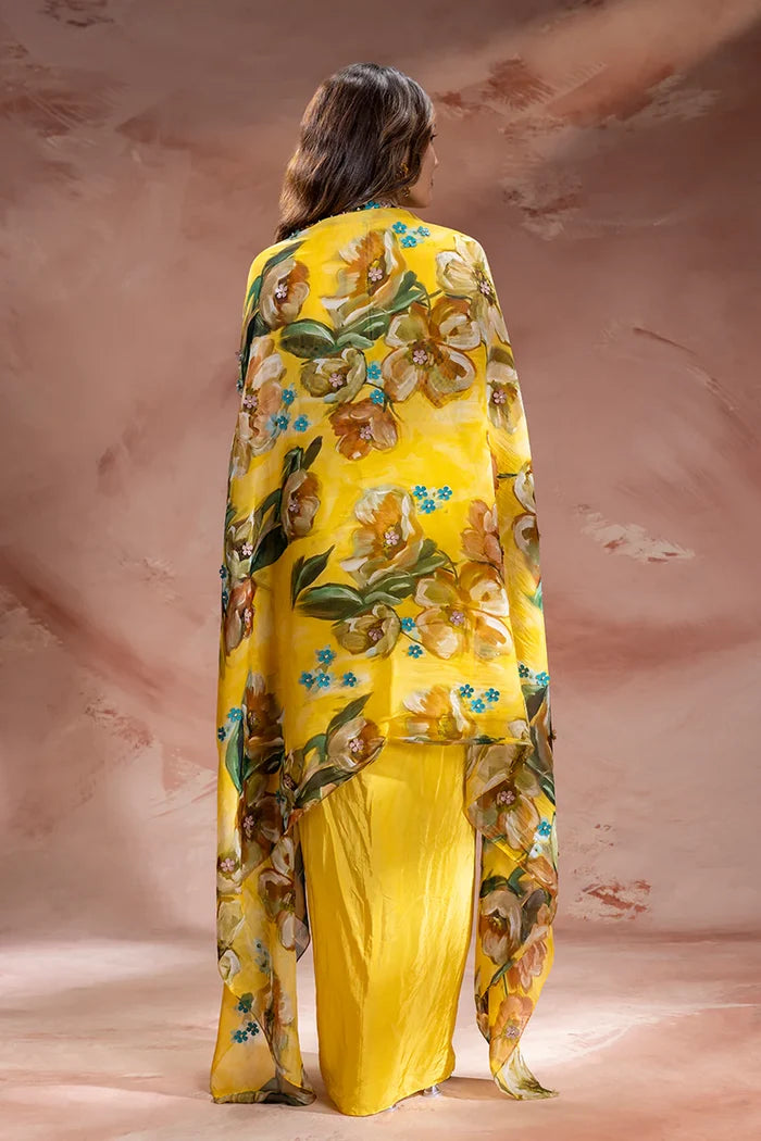 Zeya Drape Skirt Set